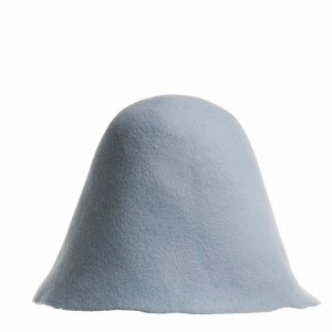 Wool Felt Hood - Light blue