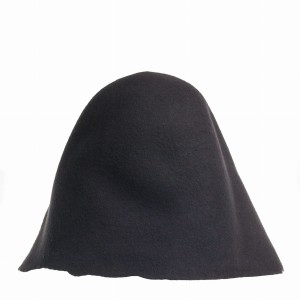 Wool Felt Hood - Dark Grey