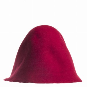 Wool Felt Hood - Strawberry