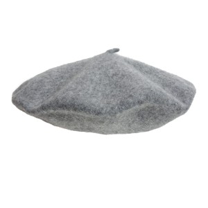 100% Wool beret with antenna - Melange