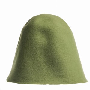 Wool Felt Hood - Green 