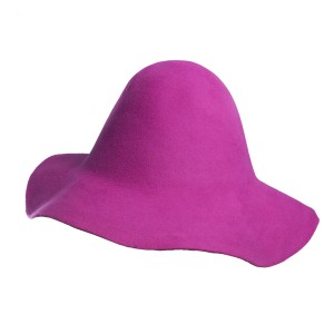 Wool Felt Capeline - Fuxia