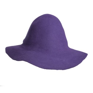 Wool Felt Capeline - Purple