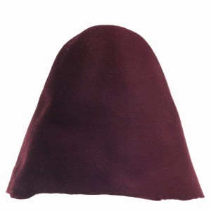Wool Felt Hood - Light Bordeaux