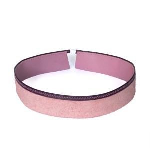 Leather Hat tape bias tape, sweatband - 35mm PINK