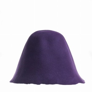 Wool Felt Hood - Purple