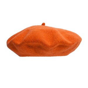Wool beret HALLOWEEN edition - Orange/Pumpkin