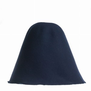 Wool Felt Hood - Navy