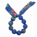 Folk handame  bracelet - Blue