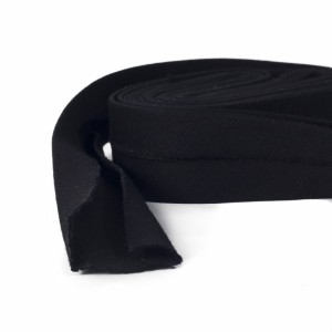 Hat tape 30 mm BLACK TEXTURE bias tape, sweatband