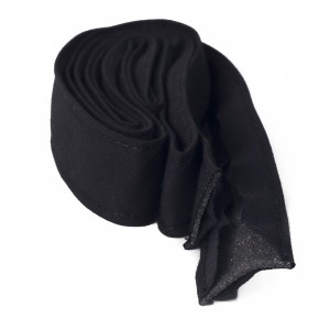 Hat tape 30 mm BLACK WITH FOAM bias tape, sweatband