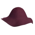 Wool Felt Capeline - Bordeaux