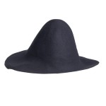 Wool Felt Capeline - Dark Grey