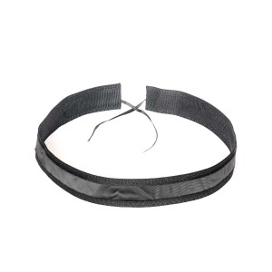 Hat tape with regulation bias tape, uniwersal sweatband 30mm BLACK 