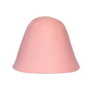 Wool Felt Hood - Baby Pink