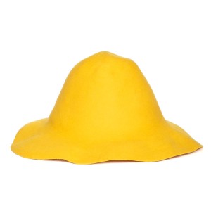 Wool Felt Capeline - Yellow
