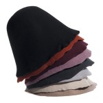 Set of Wool Felt Hoods 8pcs. - Dark Colors 
