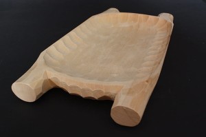 Grill BBQ  wooden plate - Single