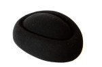 Pillbox boat fascinator - Black