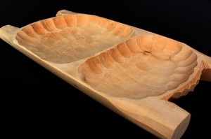 Grill BBQ  wooden plate - Double