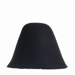 Wool Felt Hood - Black